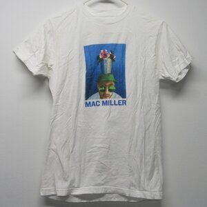 Mac Miller 2017 Flower Pot "Pothead" Hip Hop Rap Graphic T-Shirt Size Small